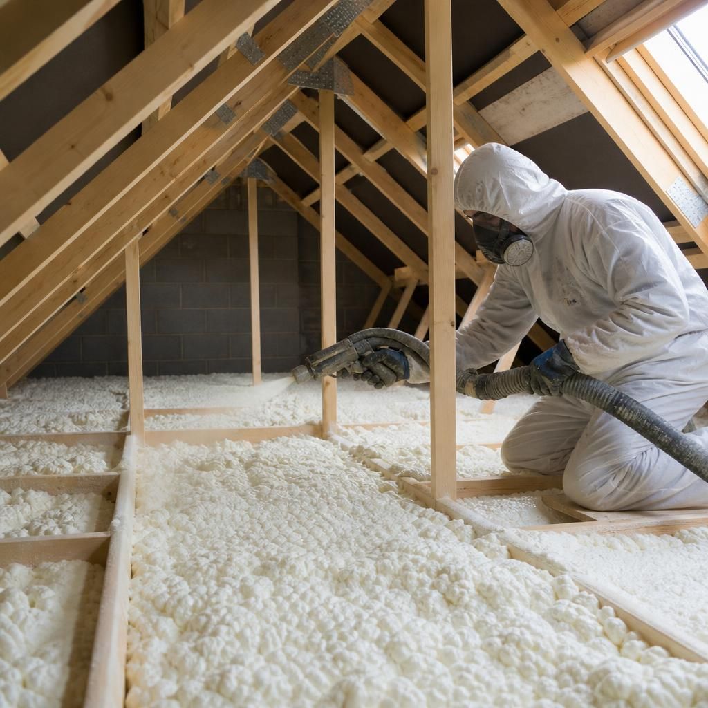 Installation of loft boarding in a loft space