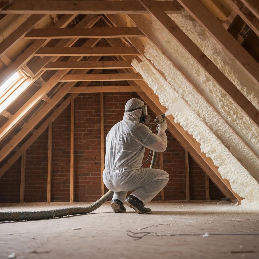 Checking loft insulation for maintenance