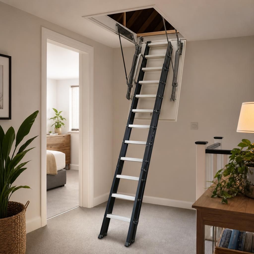Electric Loft Stairs with Remote Control