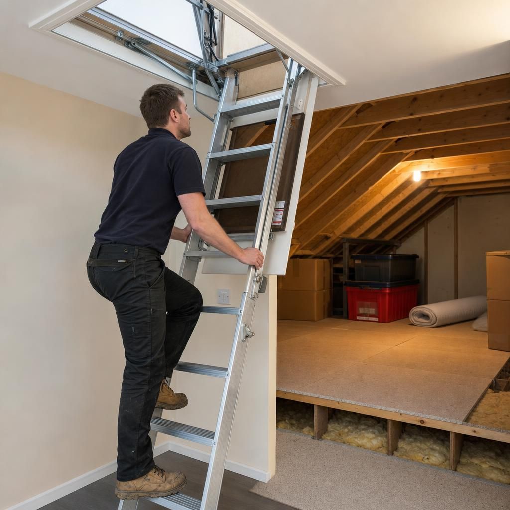 Loft boarding system installation
