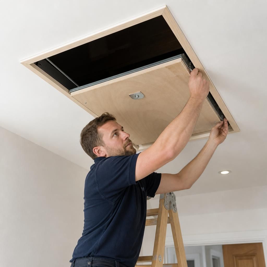Loft hatch with high insulation properties