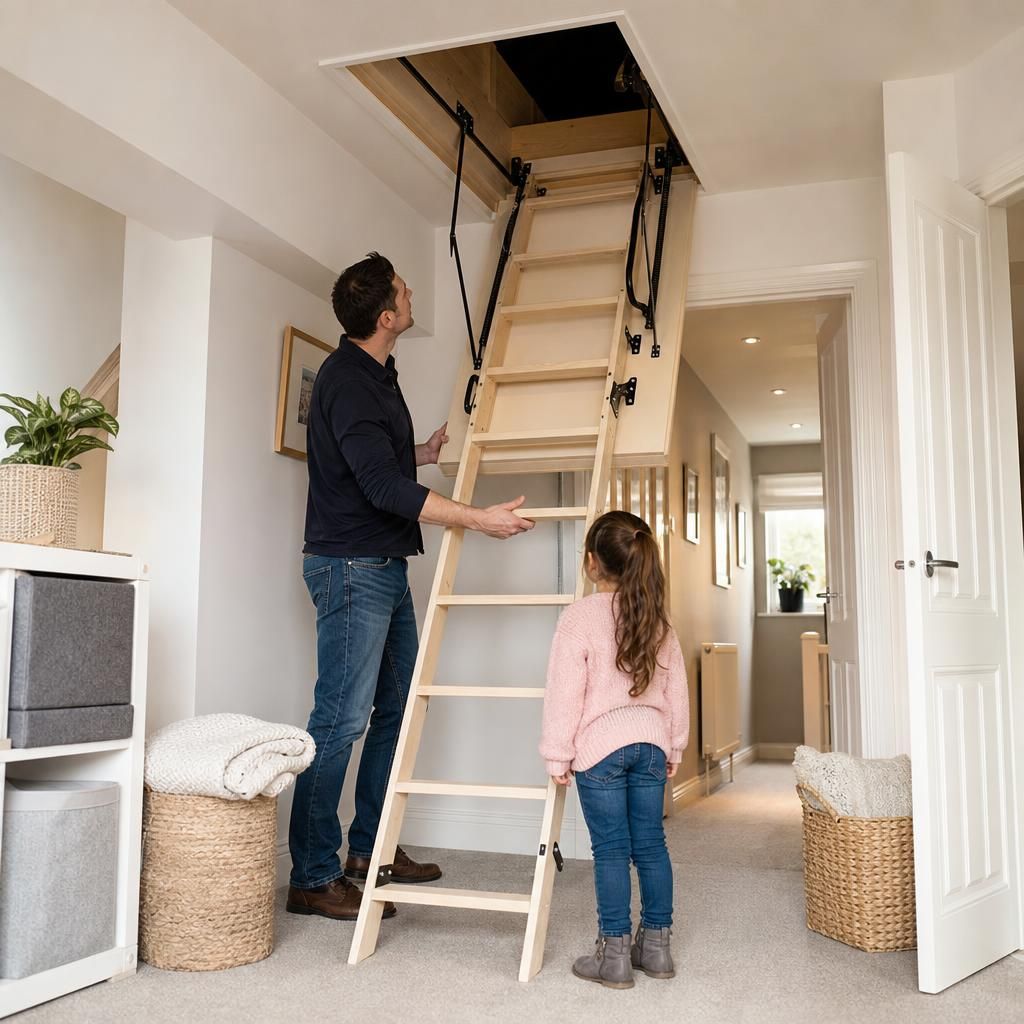 Close-up of the LoftZone raised boarding system
