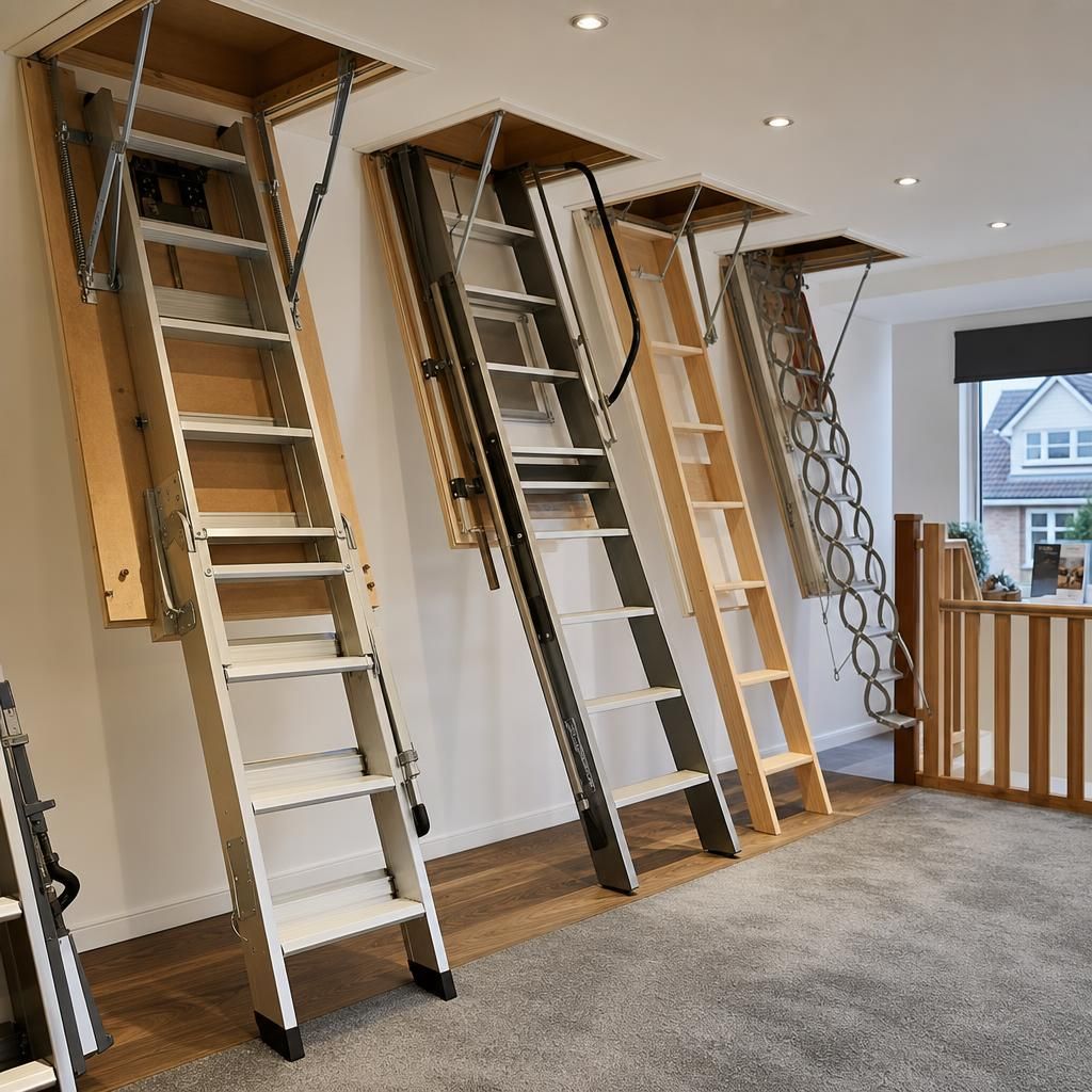 Loft Ladder with Handrail