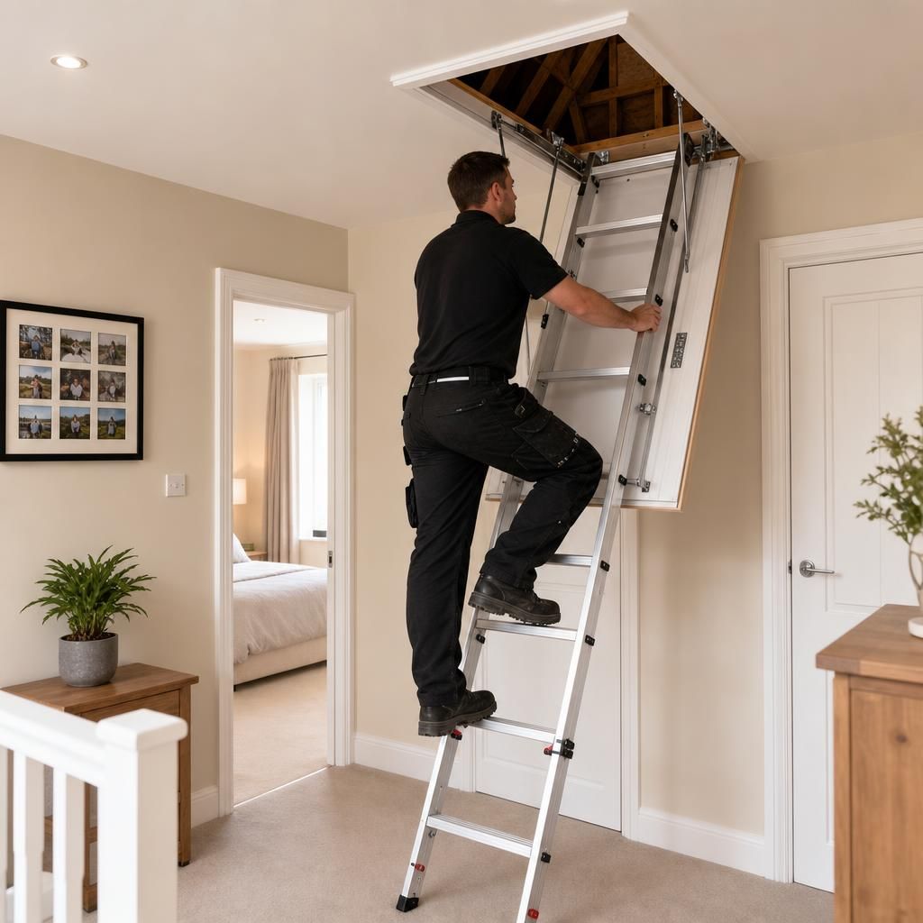 Custom fit loft ladder