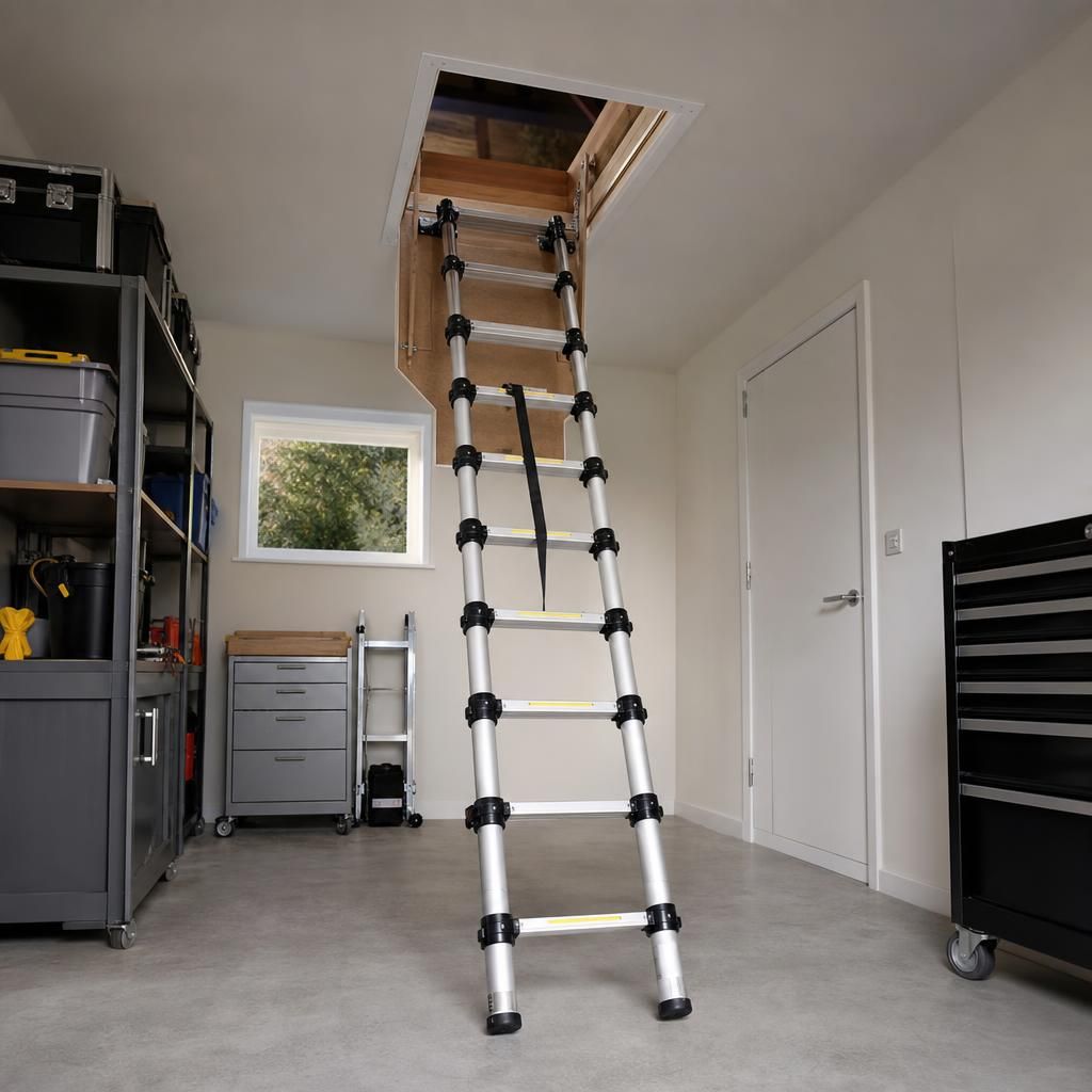 Lightweight Telescopic Loft Ladder