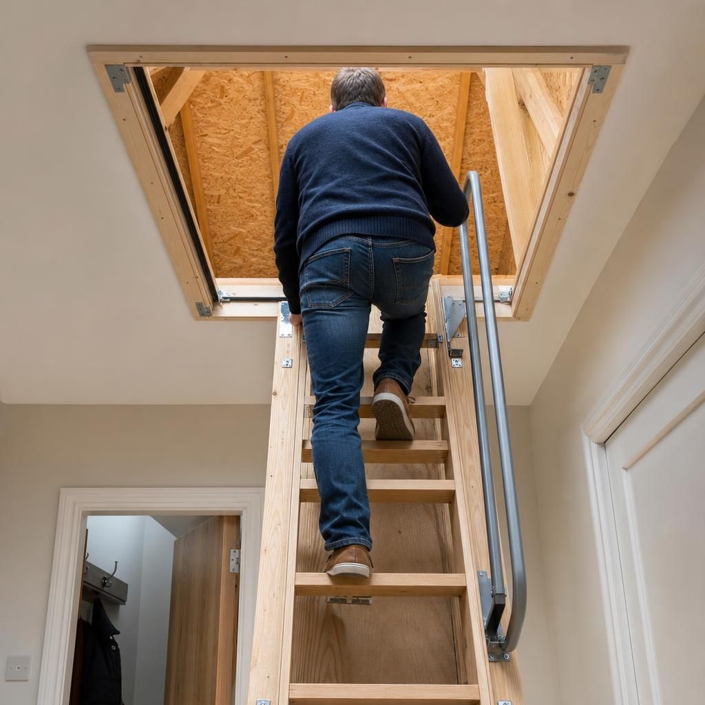 Loft Hatch with Safety Features