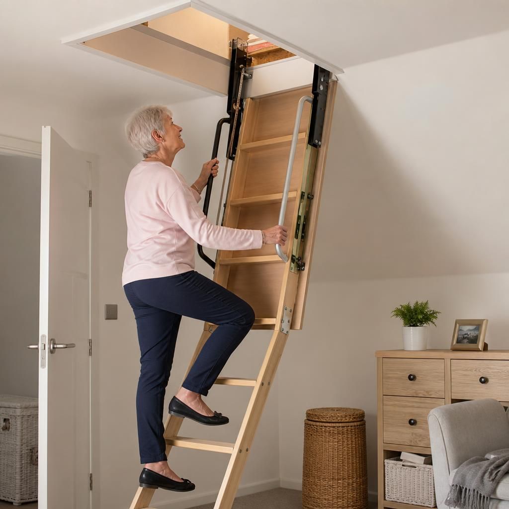 Heavy-Duty Loft Ladder