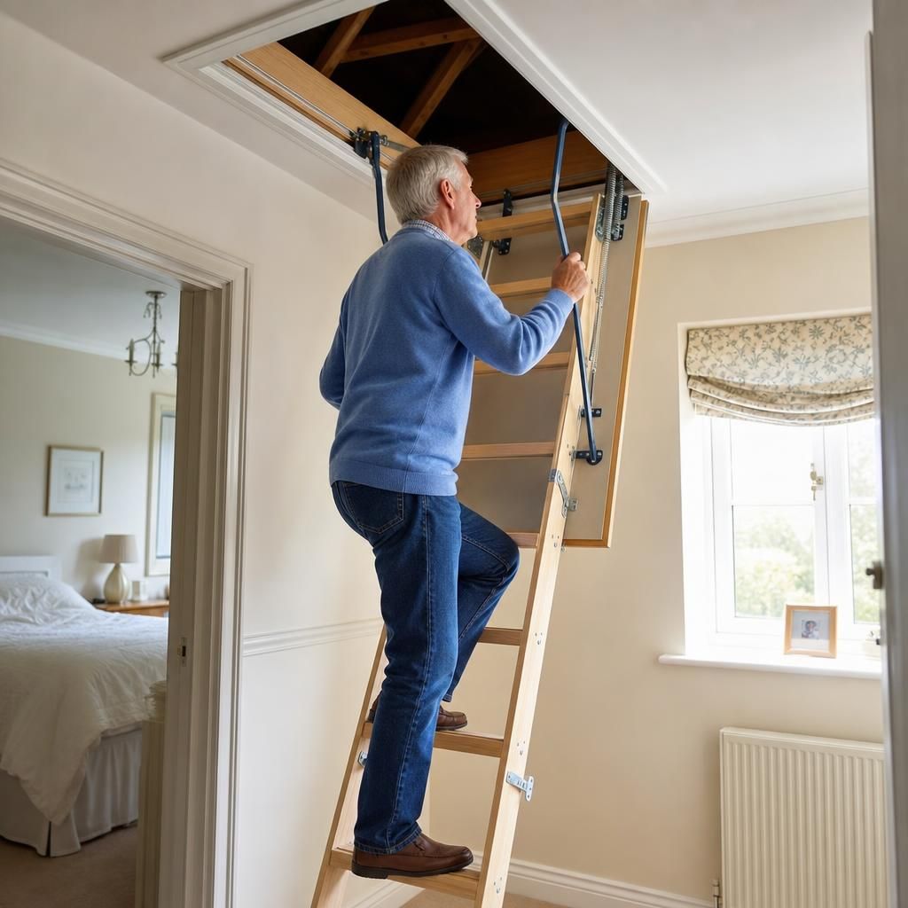 Metal Loft Ladder