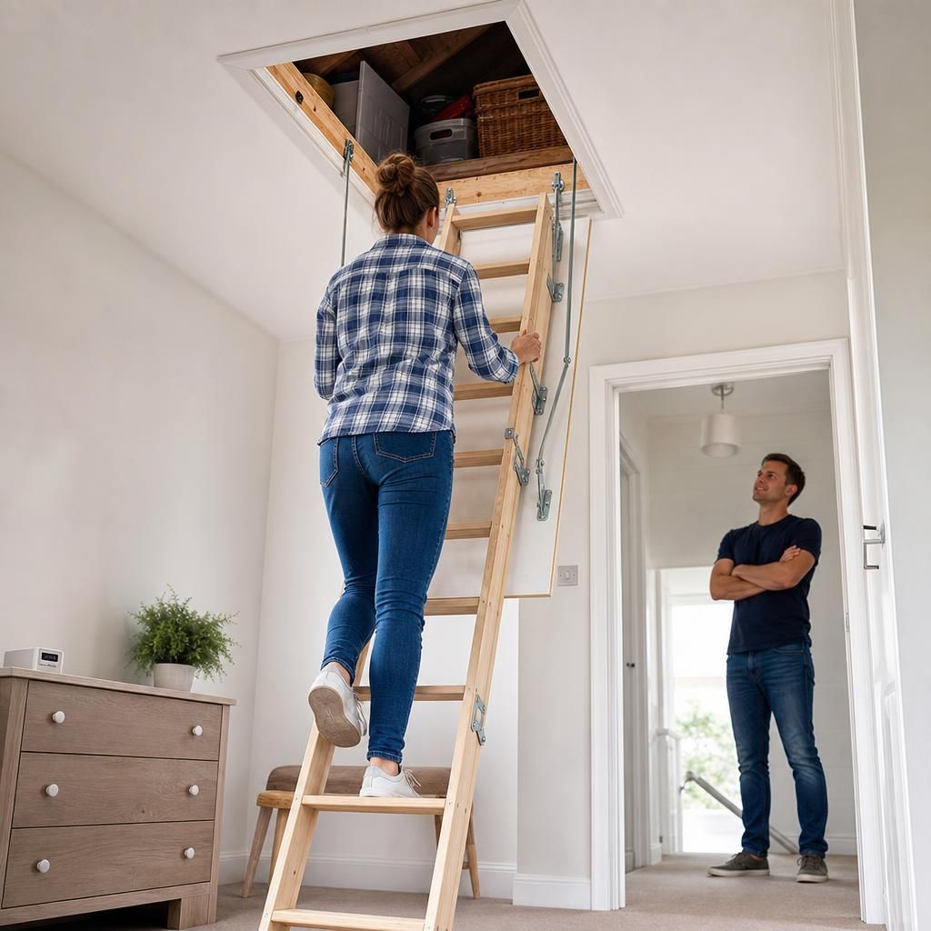Compact Telescopic Loft Ladder