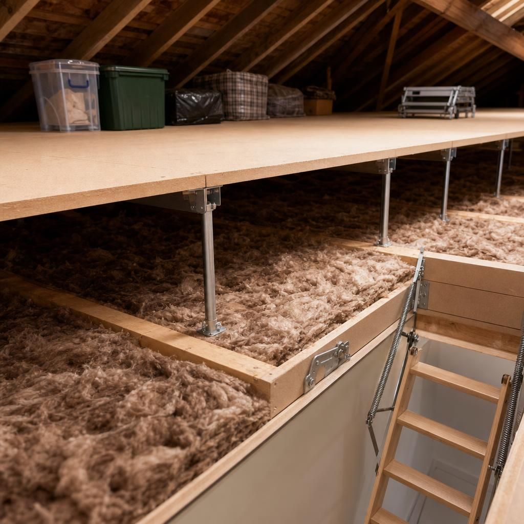 Electric Loft Ladder for Small Lofts