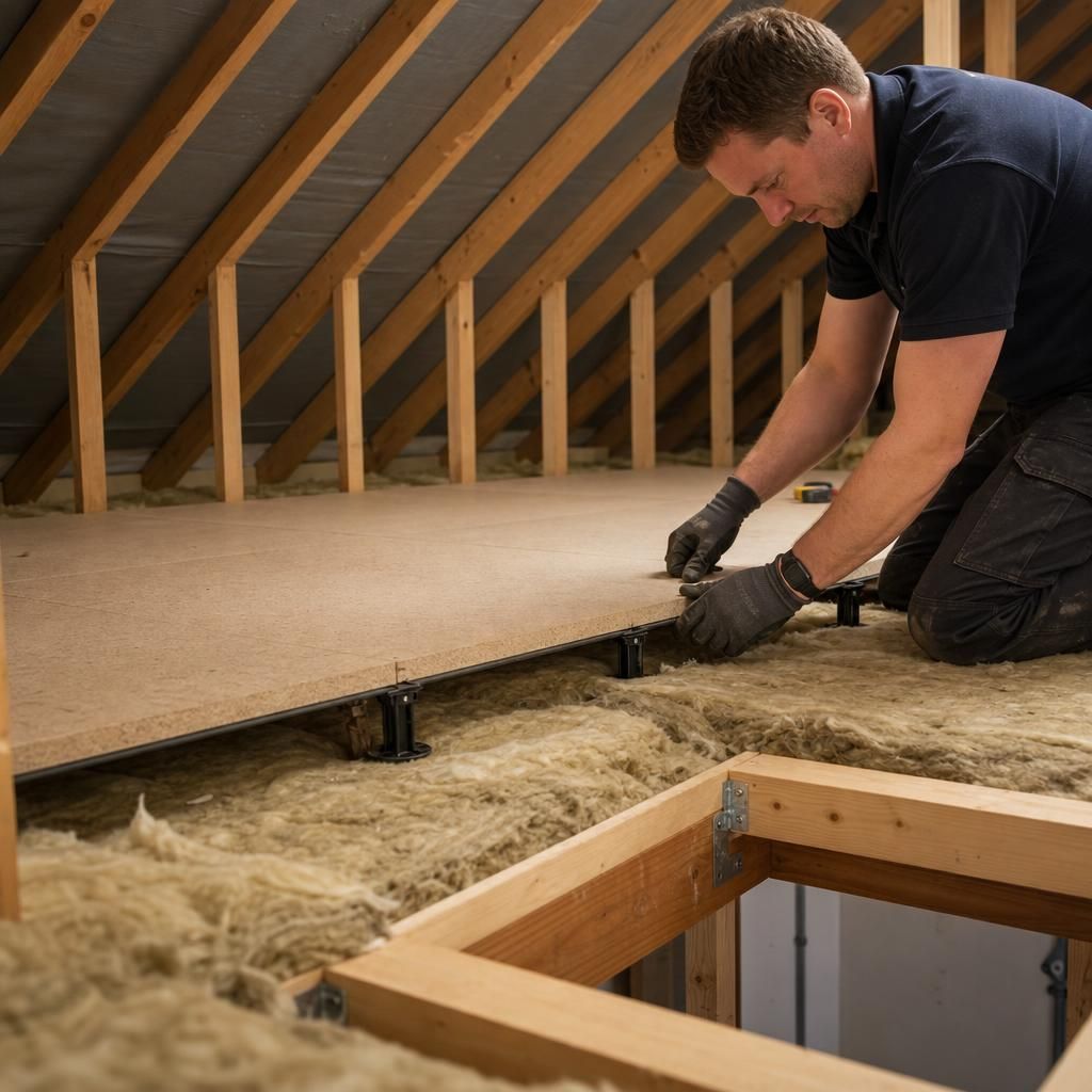 Organised loft storage