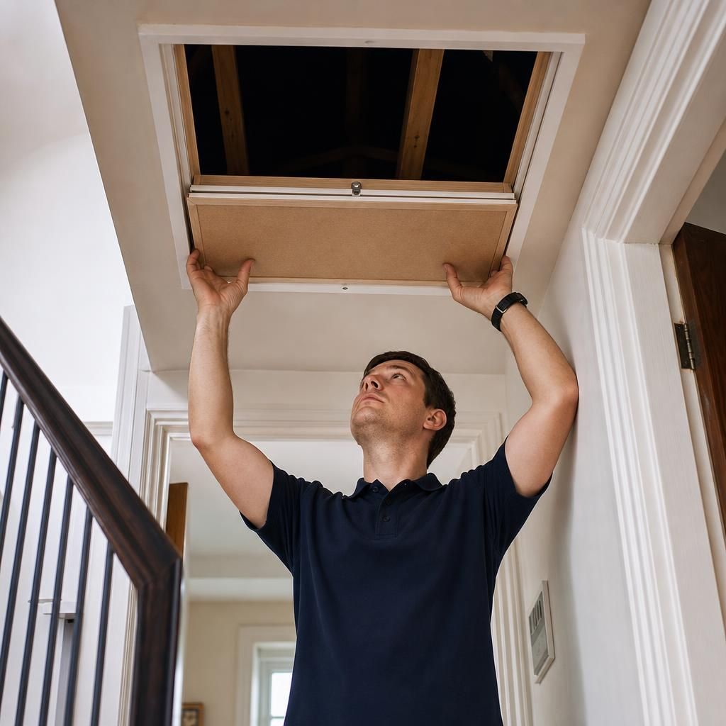 Insulated loft hatch