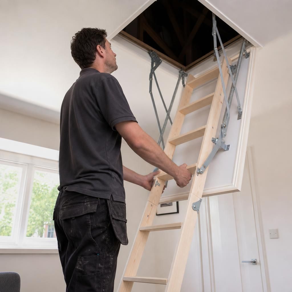 Heavy-duty loft ladder