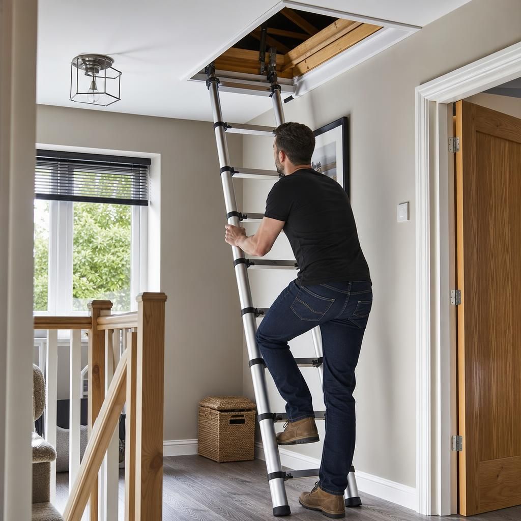 Installation of loft ladder