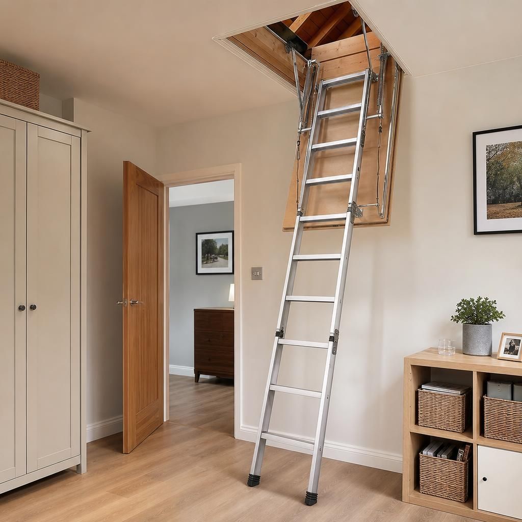 Durable aluminium ladder resisting rust
