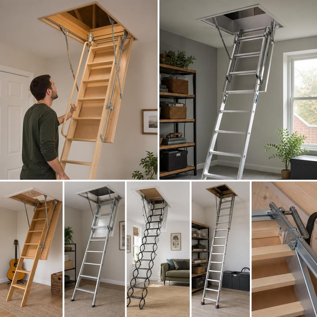 Telescopic ladder design