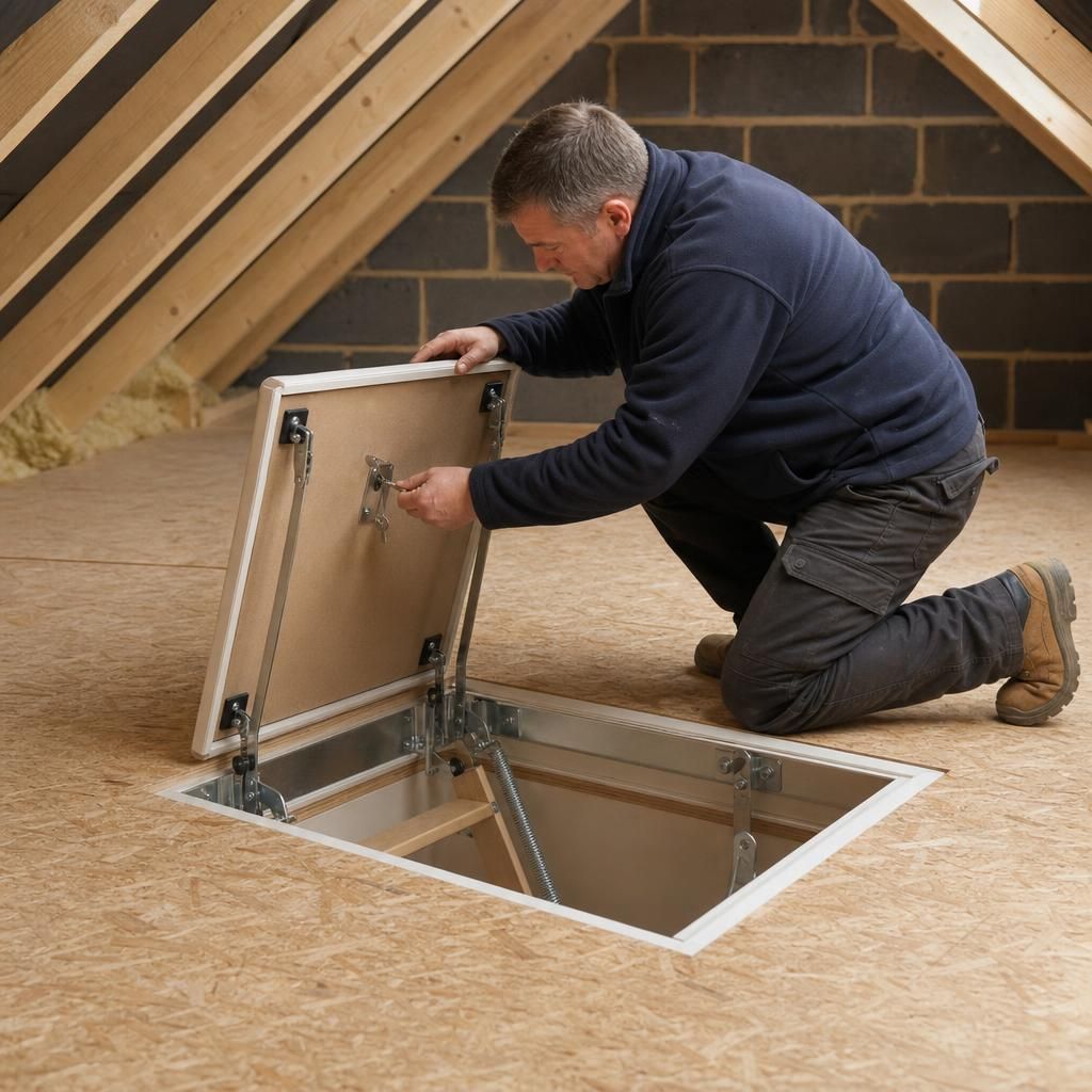 Foldable loft crawl board enhancing access
