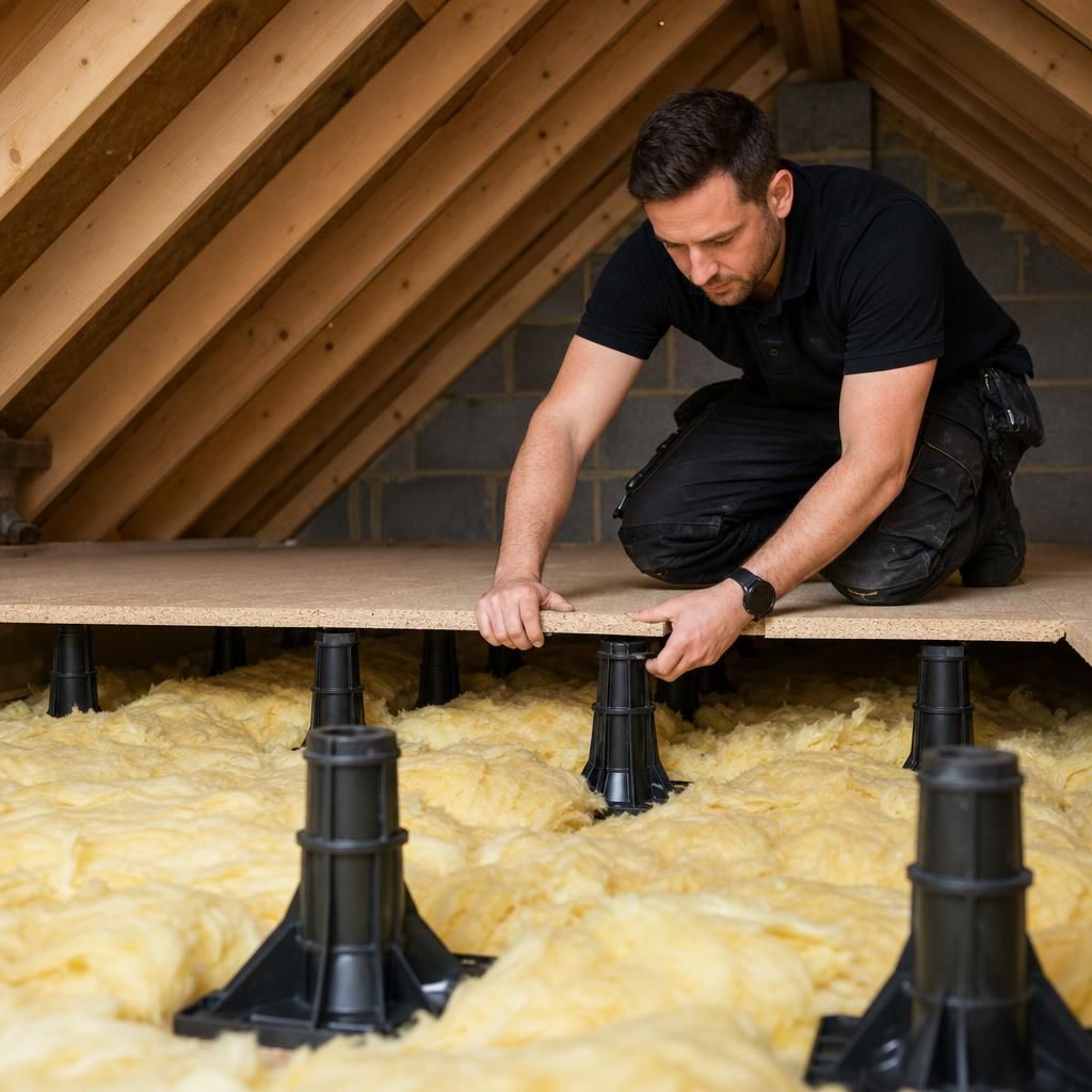 Optimal installation to preserve loft insulation