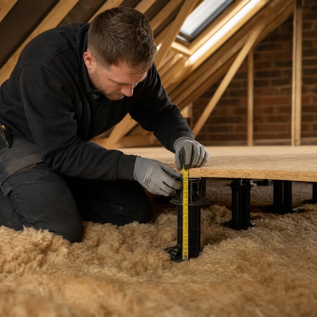 Safe loft storage platform