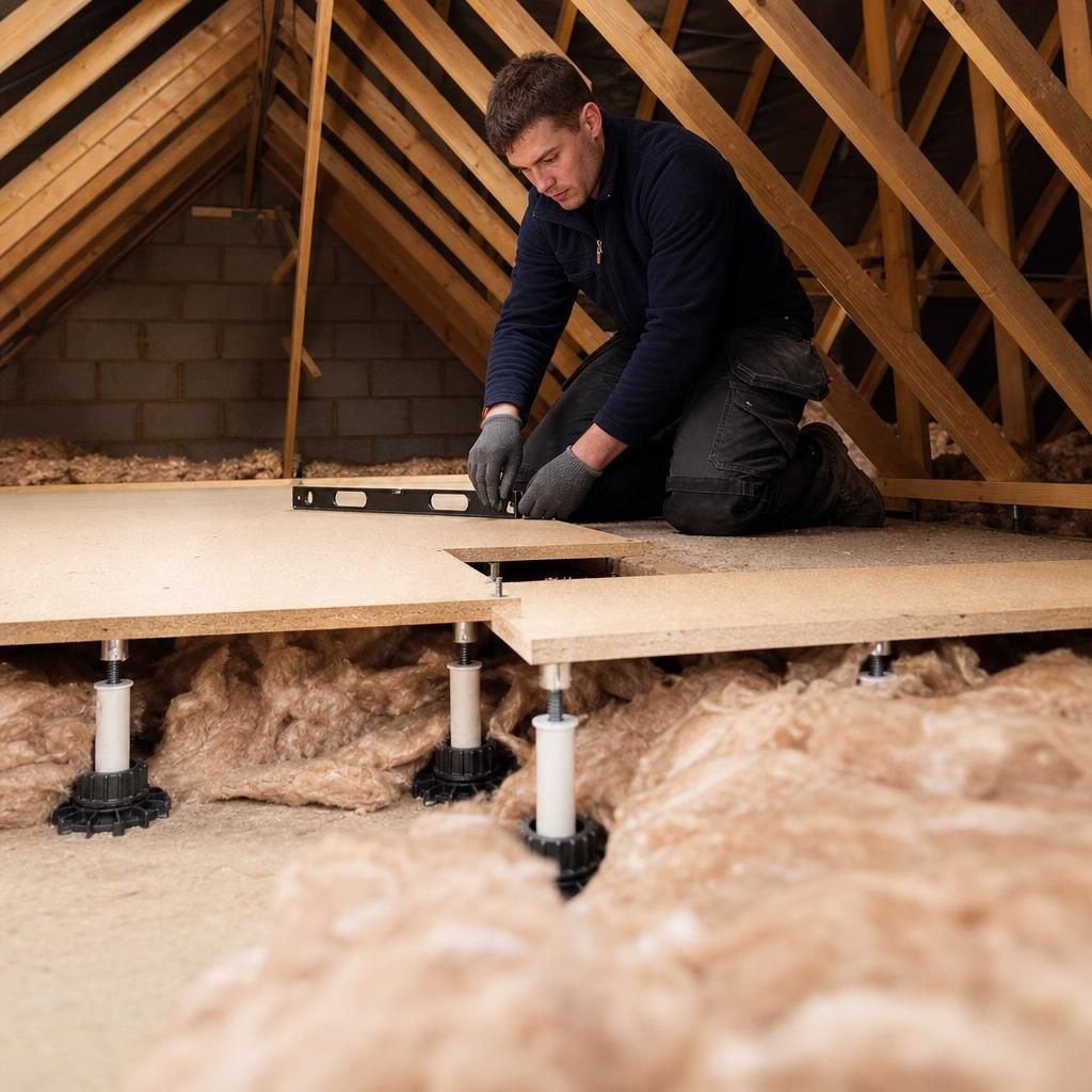Loft space efficiently utilised