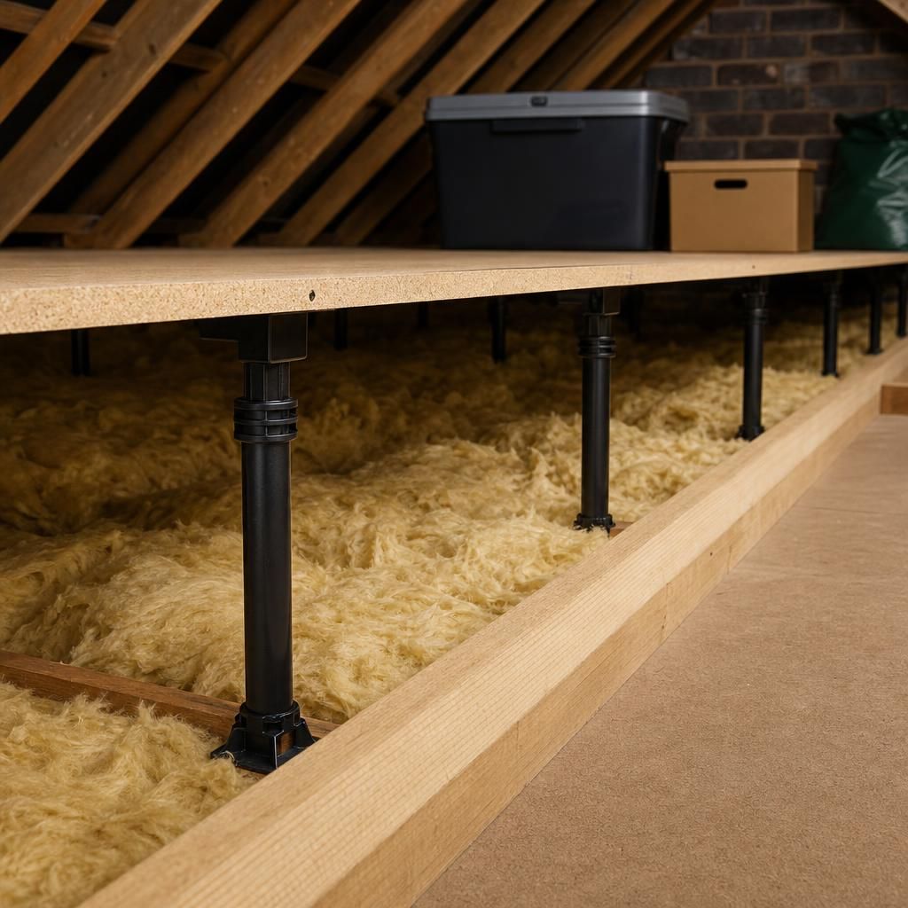Custom installation of loft legs