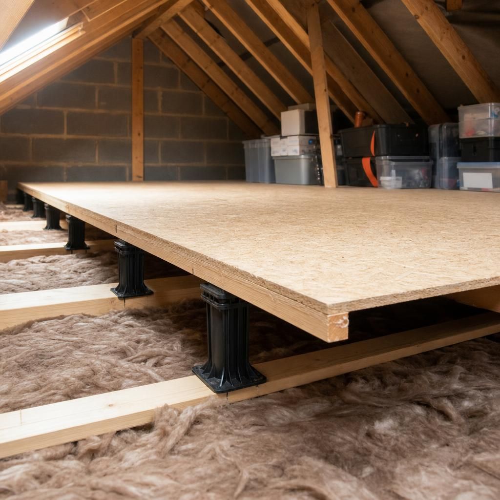 Enhanced storage space in a loft