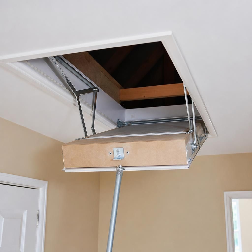 Insulated loft hatch with energy-efficient properties