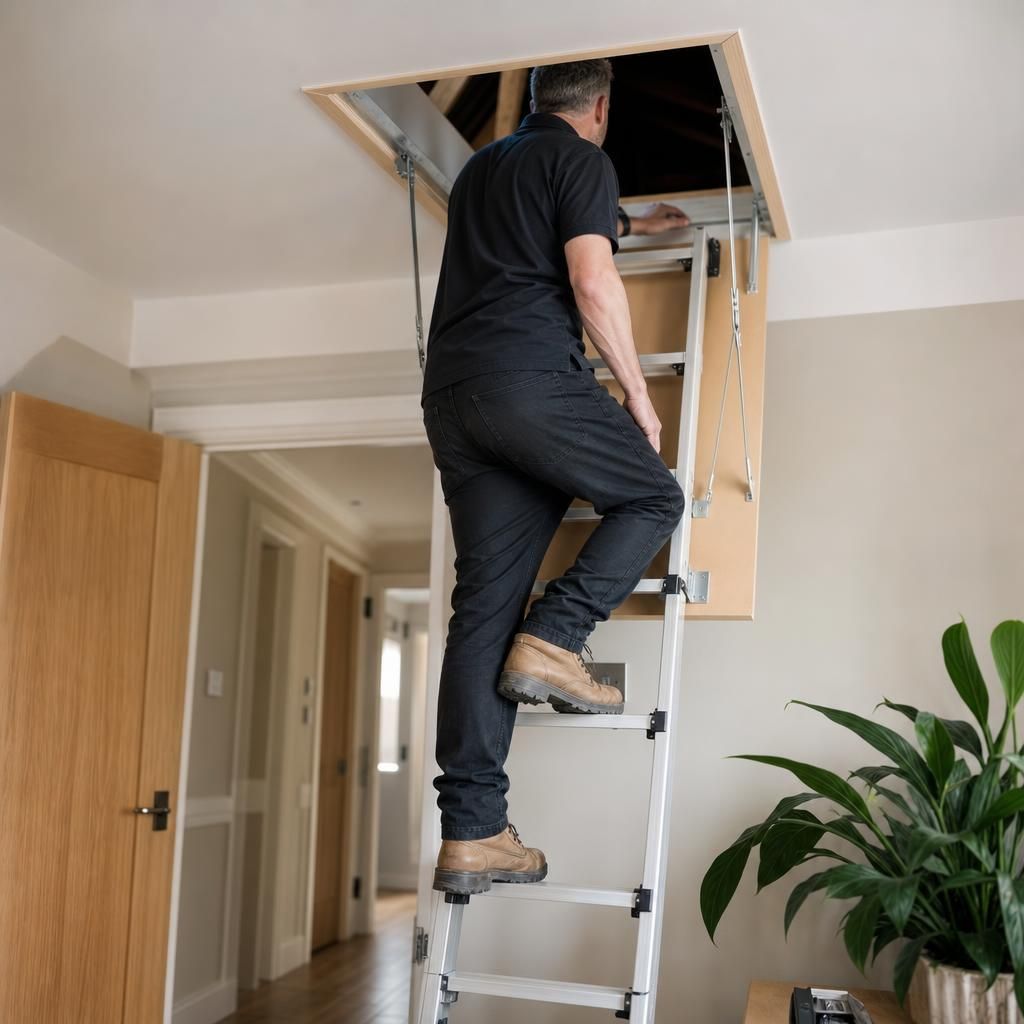 Durable Steel Loft Ladder