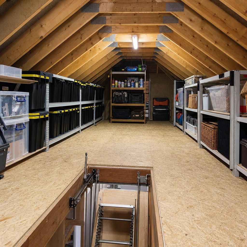 Modular Shelving in Loft