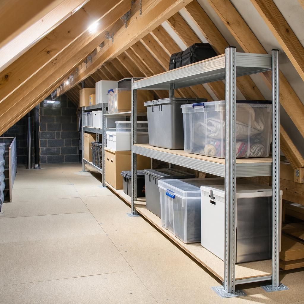 Space-saving loft storage solution