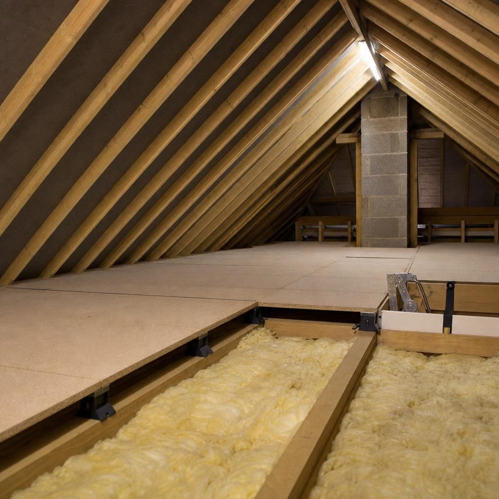 Safe loft access with ladder installation