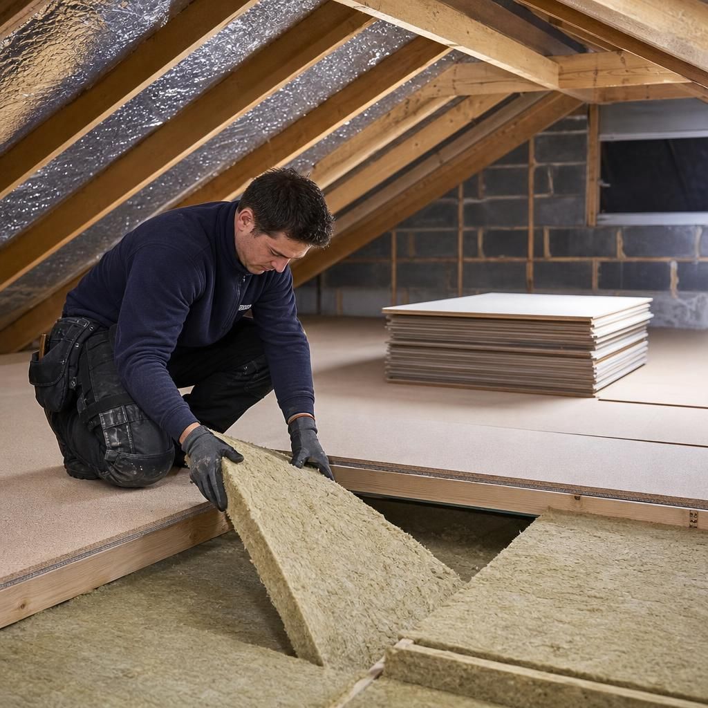 Convenient telescopic loft ladder