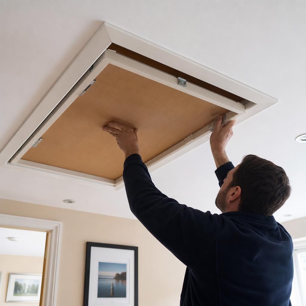 GL250 Loft Door sealing against draughts