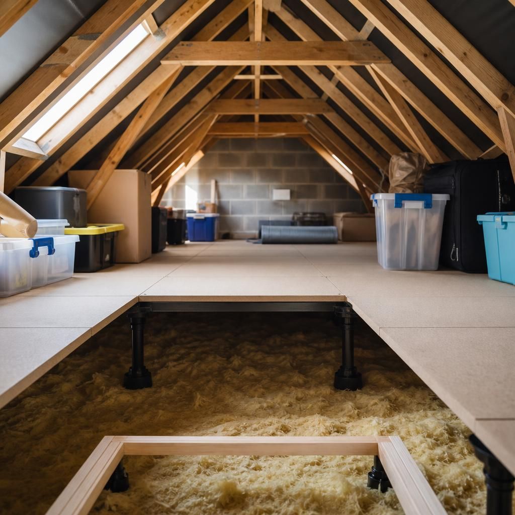 Adaptable Storage System in Loft