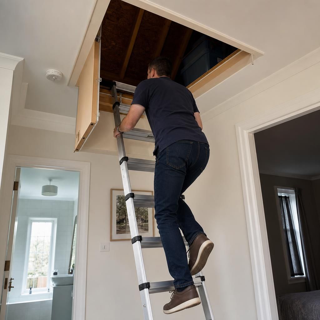 Aluminium Sliding Loft Ladder