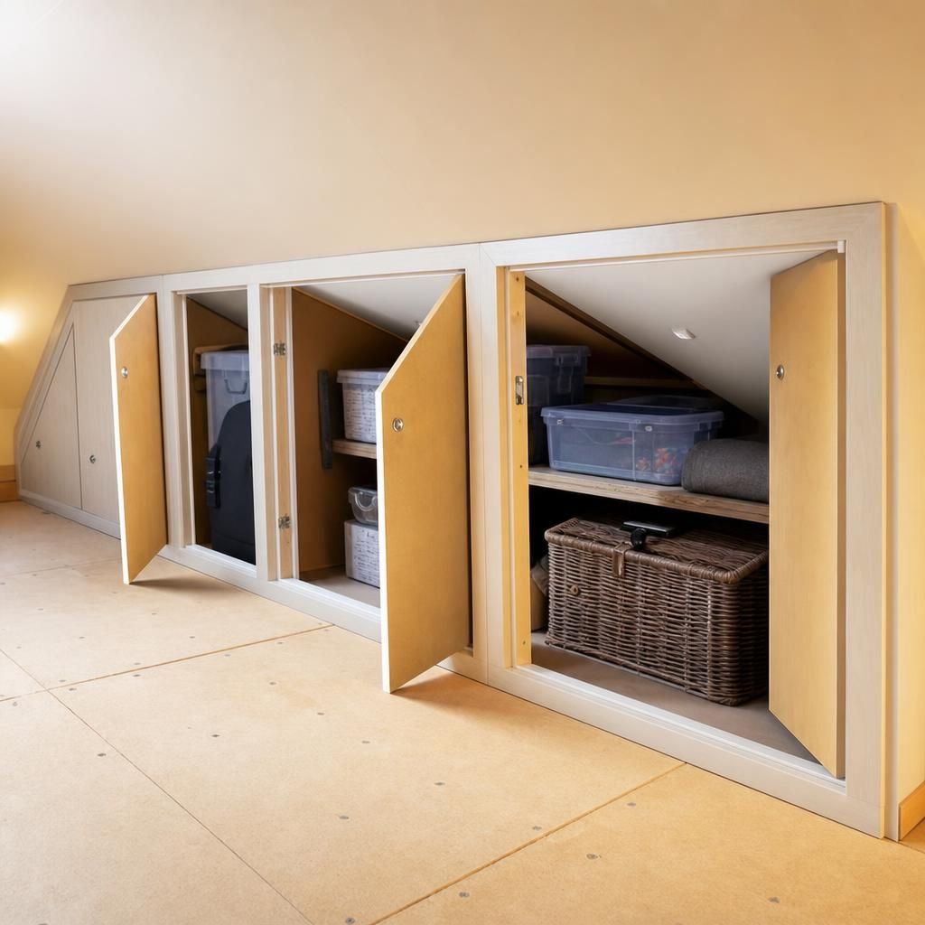 Loft insulation with protective raised boarding