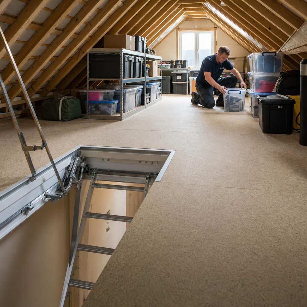 Loft transformation before and after