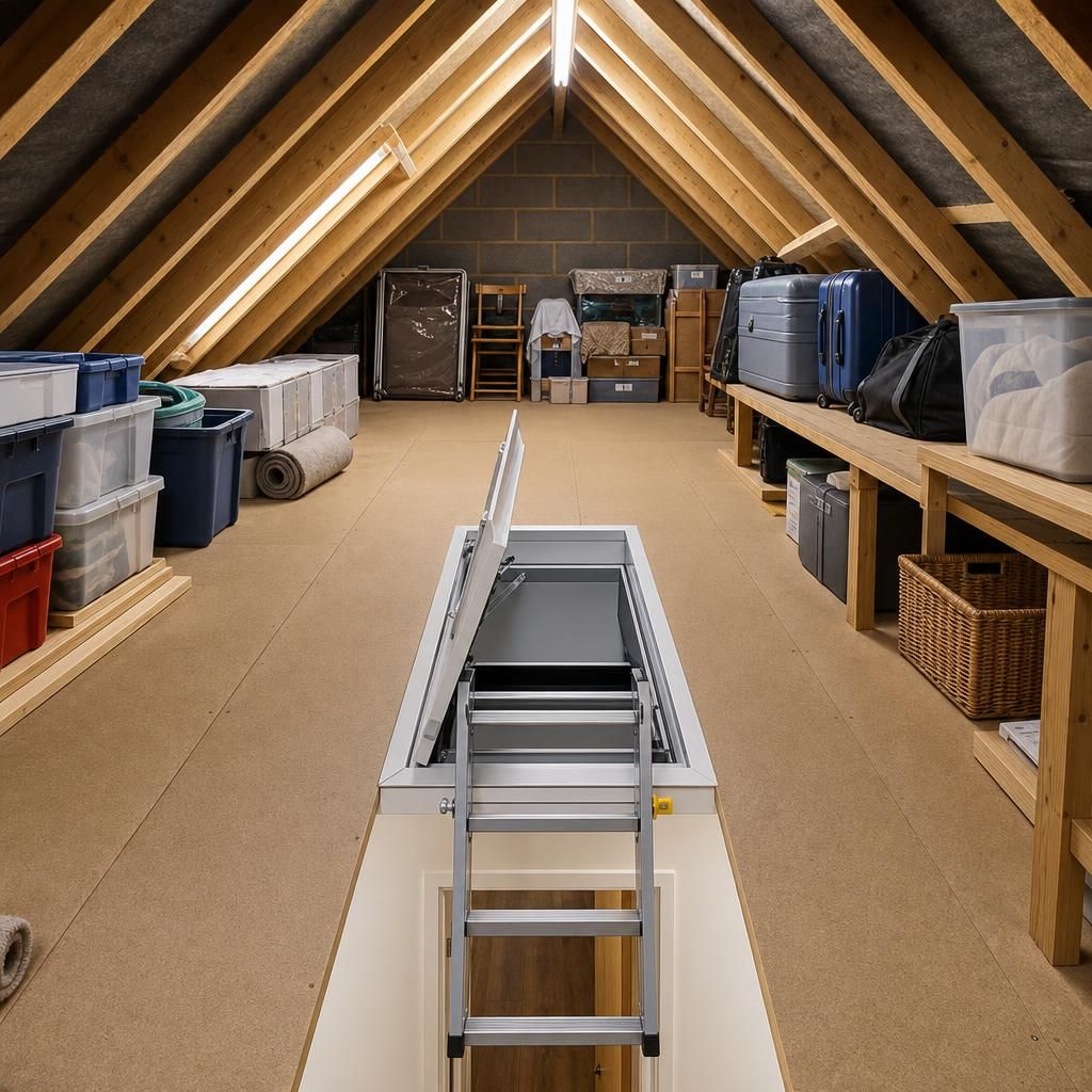 Insulation installation in loft