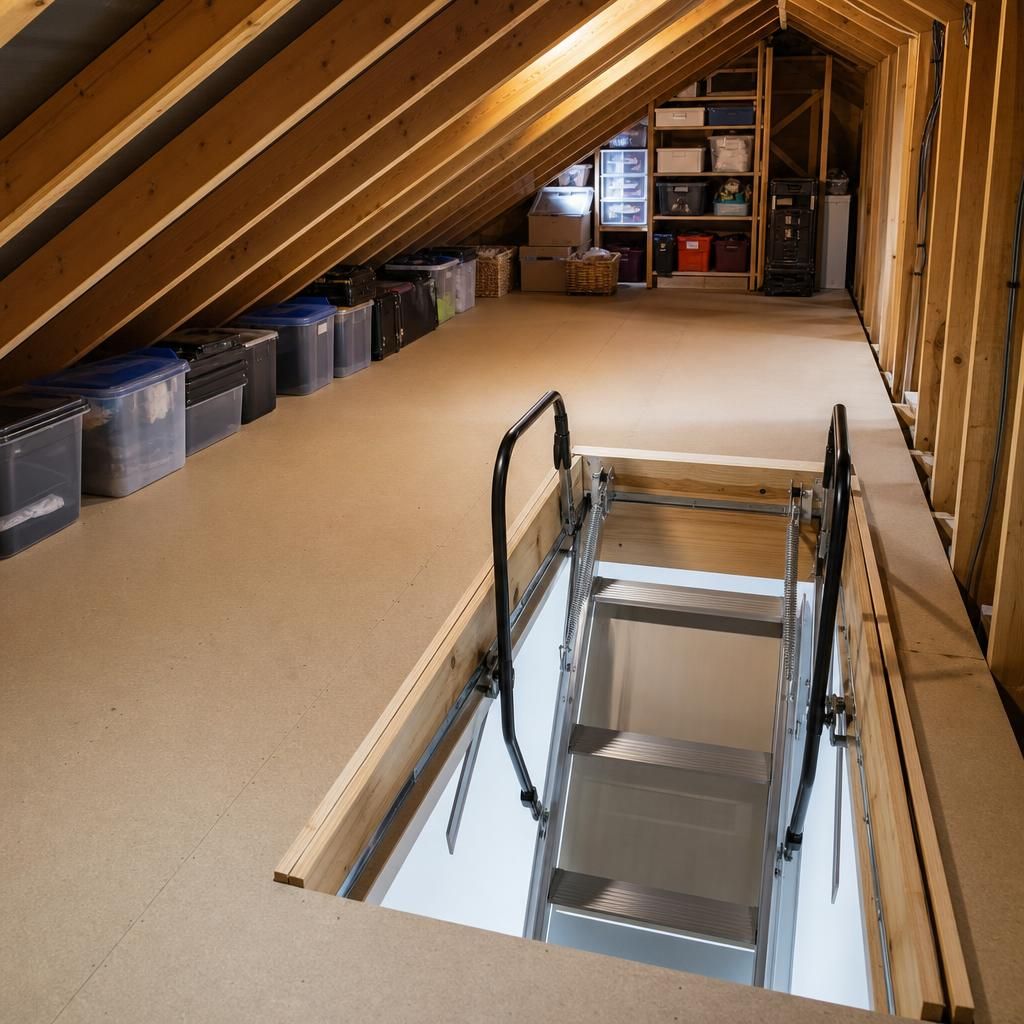 Customised loft storage unit