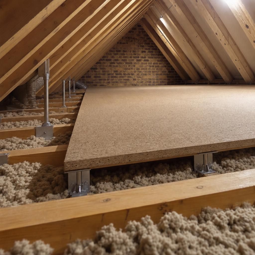Raised Loft Decking Installation