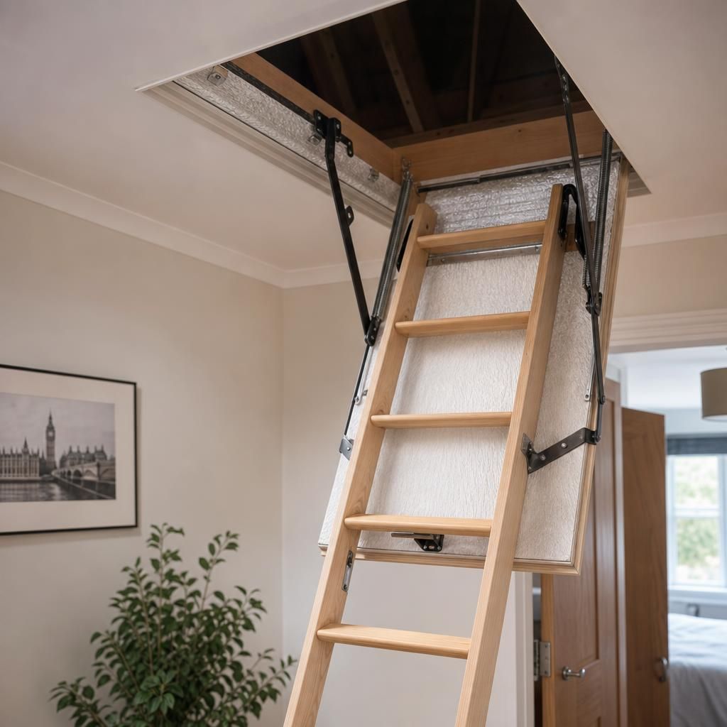 Durable insulated loft stairs